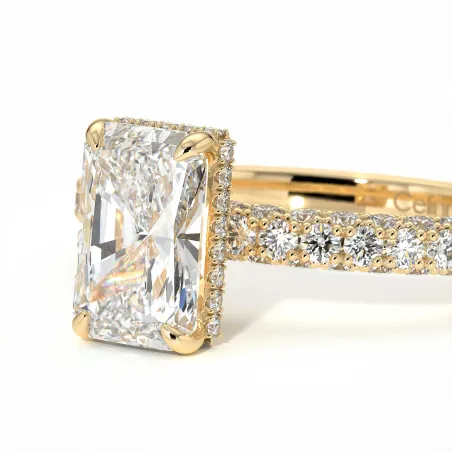 Bague de Fiançailles Pamina II Radiant Halo Caché