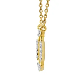 Pendentif Dream Ovale en Or 18K – Diamants Naturels