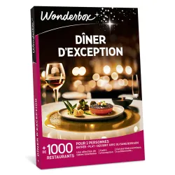 Coffret Cadeau D&icirc;ner d'exception