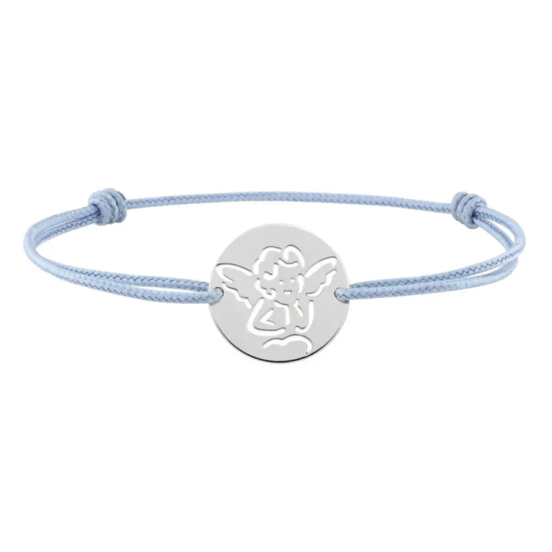 copy of Bracelet Cordon Noir Nœud Infini en Or Jaune 18 Carats