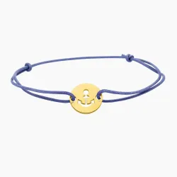 copy of Bracelet Cordon Noir Nœud Infini en Or Jaune 18 Carats