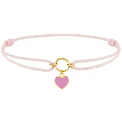 copy of Bracelet Cordon Noir Nœud Infini en Or Jaune 18 Carats