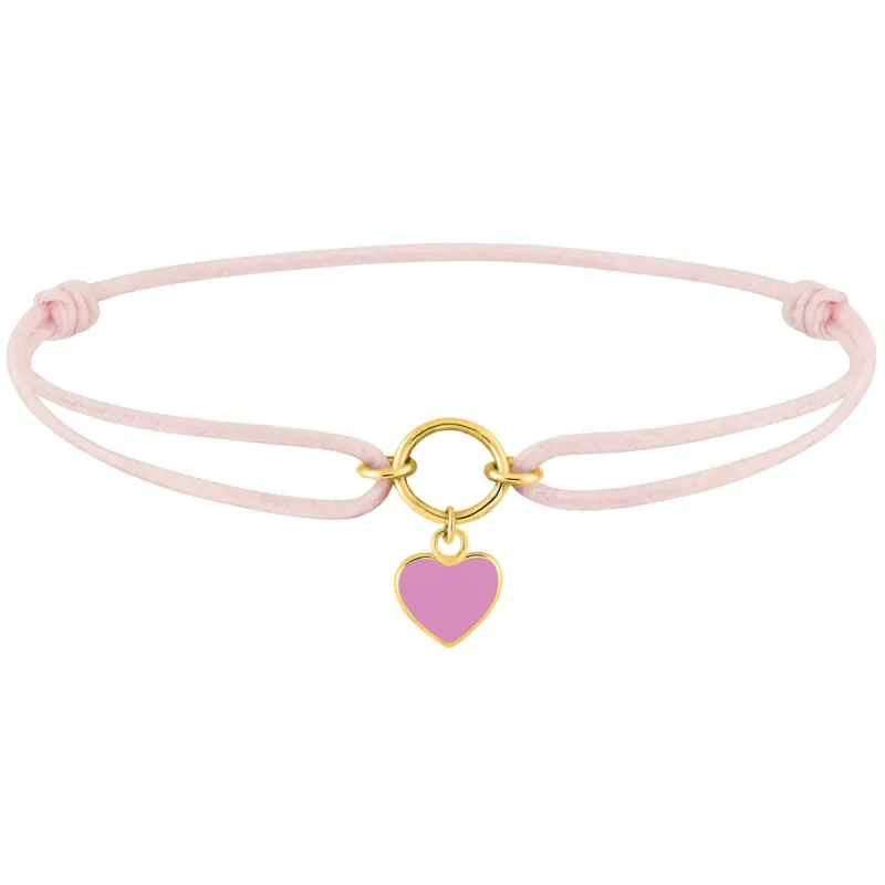 copy of Bracelet Cordon Noir Nœud Infini en Or Jaune 18 Carats