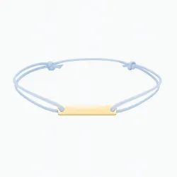 copy of Bracelet Cordon Noir Nœud Infini en Or Jaune 18 Carats