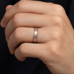 Alliance mariage homme Cirrus – Or 18 Carats l Celinni