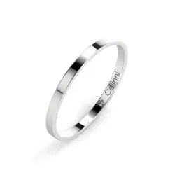 Ruban Prestige 18K White Gold Wedding Band 1.5 mm | Celinni