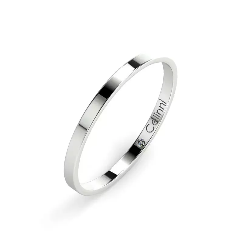 Ruban Prestige Trouwring in 18K Witgoud – 1,5 mm