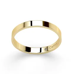 Alianza de matrimonio Ruban Prestige en oro de 18K 2,5 mm
