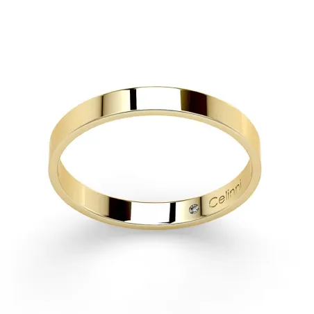 Trauring Ruban Prestige aus Gelbgold 18K – Breite 2,5 mm