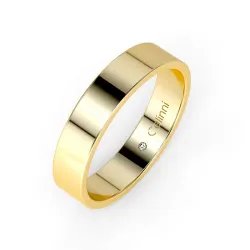 Alianza de matrimonio Ruban Prestige en oro de 18K 4 mm