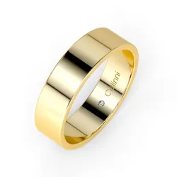 Ruban Prestige trouwring in 18K geelgoud 5 mm | Celinni