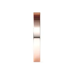 Ruban Prestige 18K Rose Gold Wedding Band 2.5 mm | Celinni
