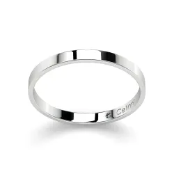 Trauring Ruban Prestige aus Platin 2 mm | Celinni