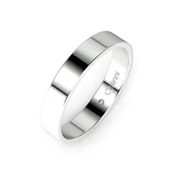 Alianza de matrimonio Ruban Prestige en platino 3,5 mm