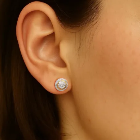 Salome Diamond Stud Earrings