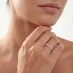 Media Alianza LOVE Diamantes Naturales en Oro Blanco 18K