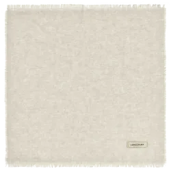 Une étole en cachemire beige LONGCHAMPS
