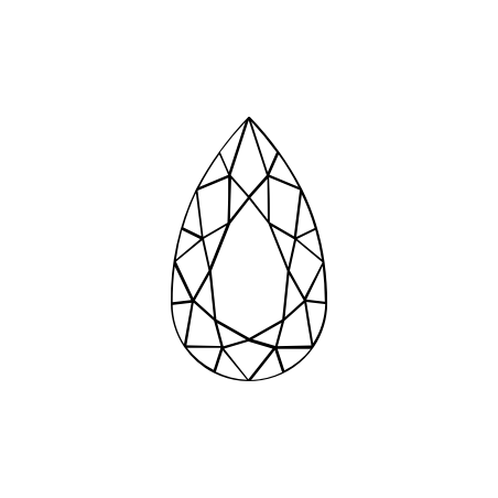 0.7-Carat PEAR Shape Diamond