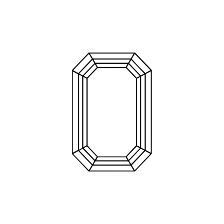 0.18-Carat EMERALD Shape Diamond