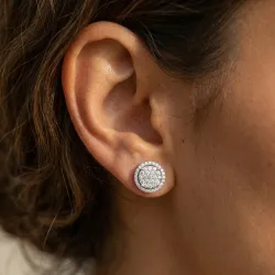 Boucles d’oreilles Liora or blanc 18K diamants 1,44 ct