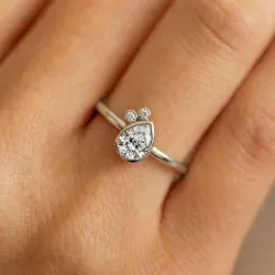 Claire Diamant Ring – Solitär kollektion Celinni