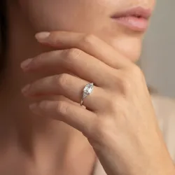 Celinni - Elle خاتم إيميرا بالألماس – مجموعة سوليتير ألماس
