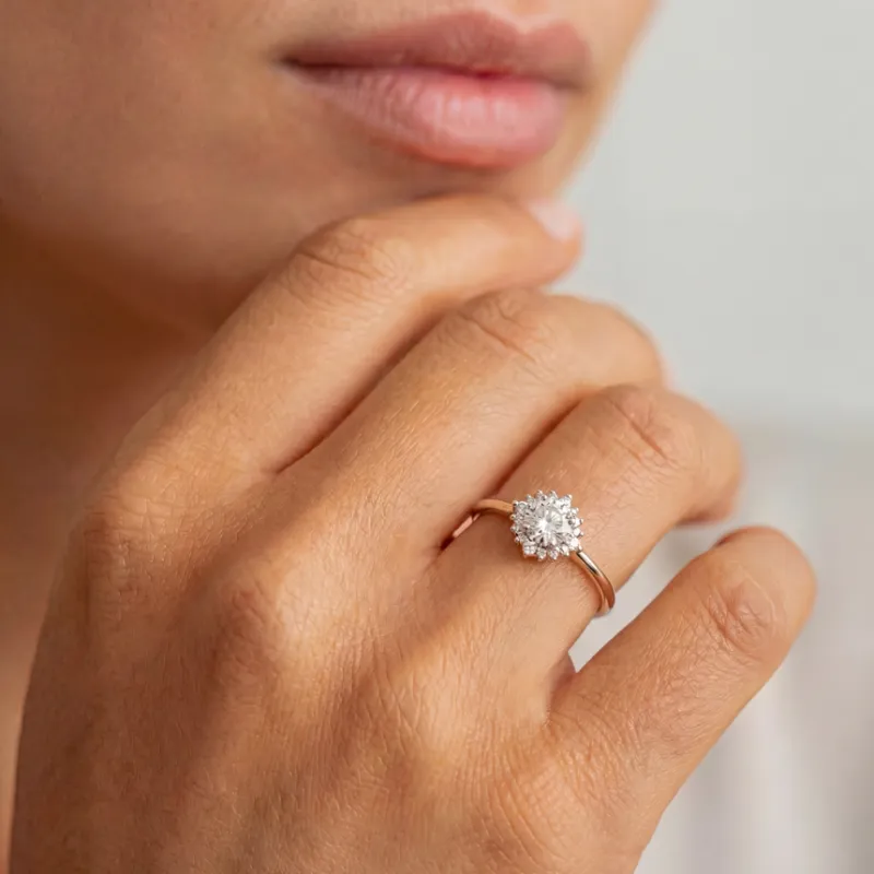 Anillo Vivienne de Diamante – Colección Solitarios Celinni