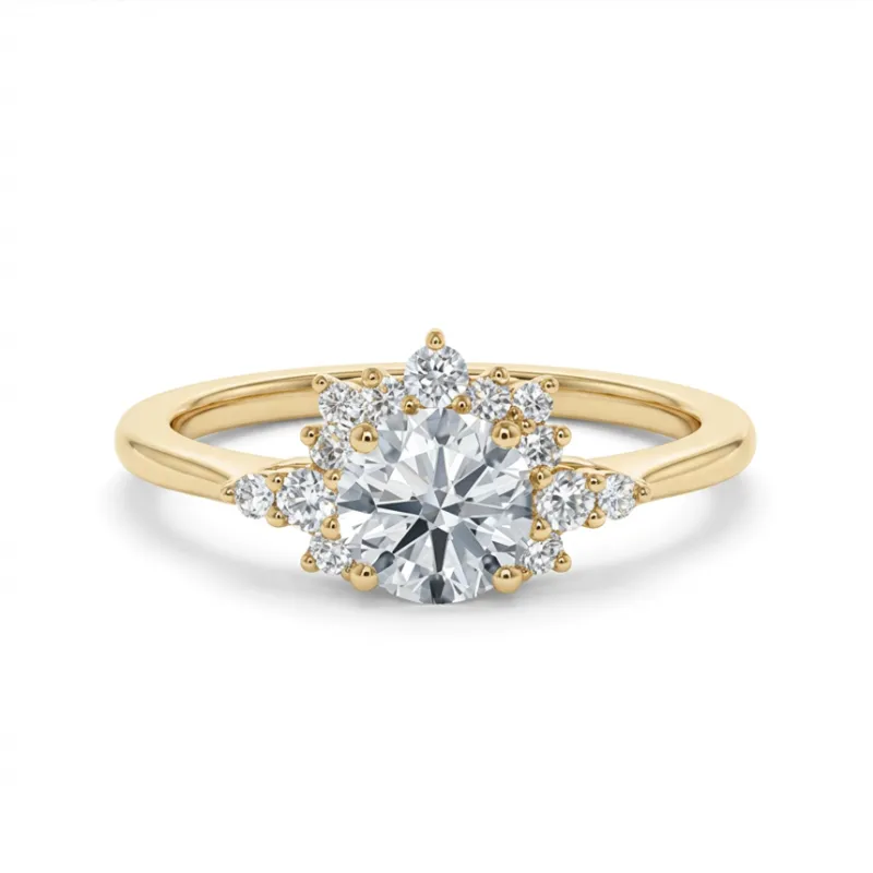 Anillo Ama de Diamante – Solitarios Vintage de Diamante