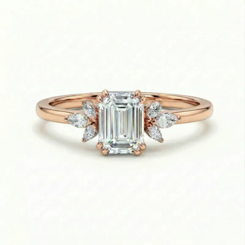 Paulina Vintage Diamantring|18K Gold & natürliche Diamanten