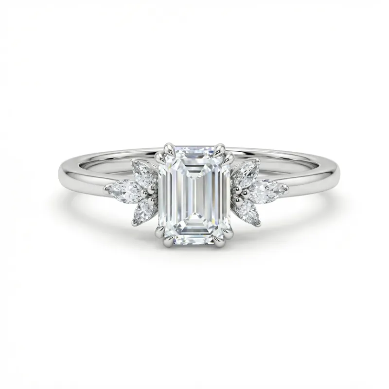 Anillo Paulina Diamante Vintage – Oro 18K y diamantes
