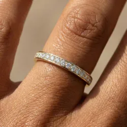 Alianza Mon Amour Diamantes Naturales Oro 18K o Platino