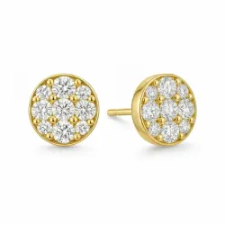 ESSENTIELLE Diamant-Ohrstecker 0,30 Karat, 18K Gelbgold