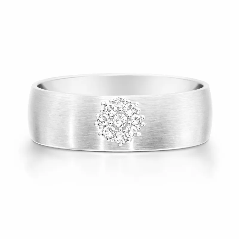 Alliance Accord&eacute; en Or 18K et Diamants Naturels | Celinni
