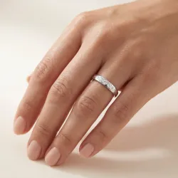 Serment Ehering 18K Gold & natürliche Diamanten | Celinni