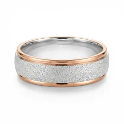 Alliance Consent Or Blanc & Rose 18K – Alliances Celinni