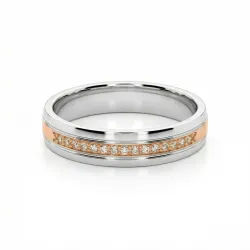 Alliance Dévouement en Or 18K et Diamants Naturels | Celinni