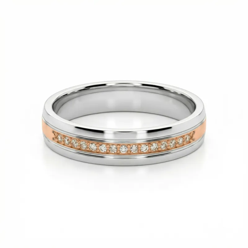 Alliance D&eacute;vouement en Or 18K et Diamants Naturels | Celinni
