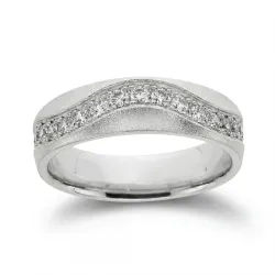 Sola Ehering 18K Weißgold & Naturdiamanten | Celinni