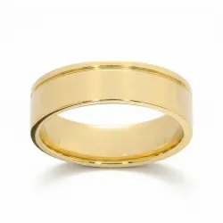Alliance Vera en Or Jaune 18K – Alliance Mariage 5 mm