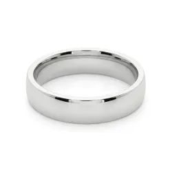 Alliance Altia en Or Blanc 18K – Alliance Mariage 4 mm