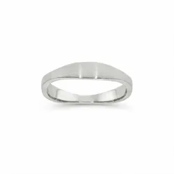Alianza Kael Oro Blanco 18K – Alianza de Boda 5 mm | Celinni