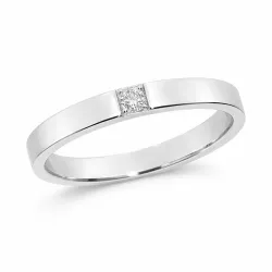 Lira Ehering 18K Weißgold & Naturdiamant 0,08 ct | Celinni