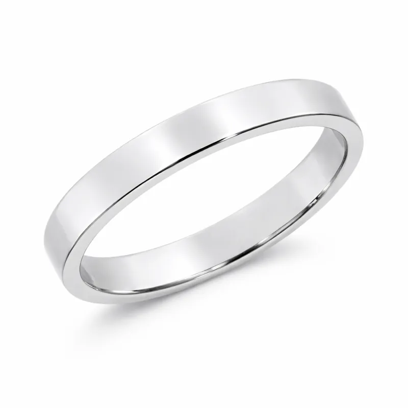 Lira Trouwring 18K Witgoud – Trouwring 3 mm | Celinni