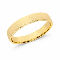 Elyon Ehering aus 18K Gelbgold – Satiniert 4 mm | Celinni