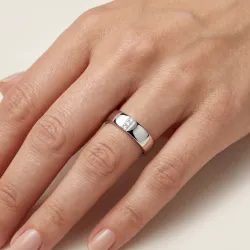 Nysa Ehering 18K Weißgold & natürliche Diamanten | Celinni