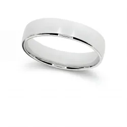 Nysa Ehering aus 18K Weißgold – 5 mm Trauring | Celinni