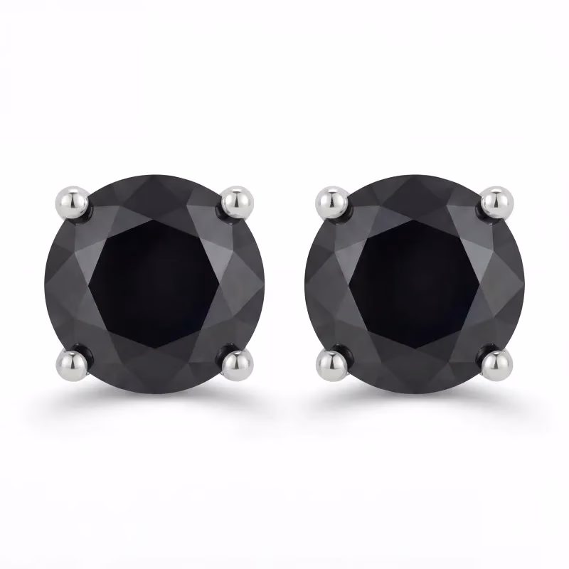 Black Diamond Earrings Promesse - Celinni Jewelry Collection
