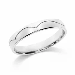 Selene Ehering aus 18K Weißgold – Design 4 mm | Celinni