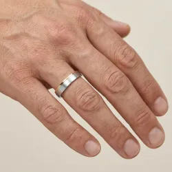 Atlas Ehering Weiß- & Gelbgold 18K – Bicolor Trauring