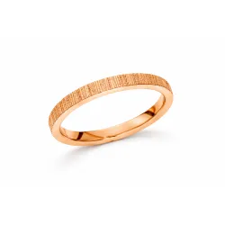 Caelis Trouwring 18K Roségoud – Gestreepte Ring | Celinni
